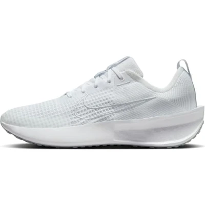 Image de Nike Performance Interact RUN Chaussures de running sur route, Homme, Taille: 44, White/pure platinum/wolf grey Tissu / matière synthétique