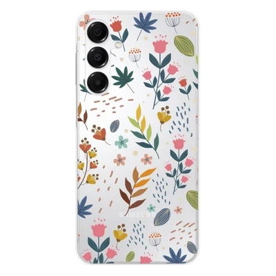 Image de Coque en silicone Compatible Samsung Galaxy A36 5G design fleurs colorees Neuf
