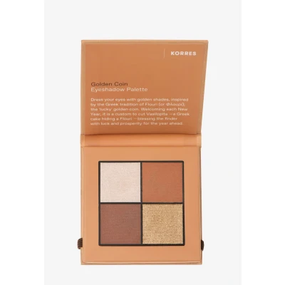 Image de Korres Eyeshadow Palette Golden coin Fard à paupières, Femme, Taille: 5 g,