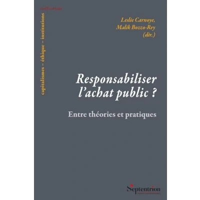 Image de Responsabiliser l&#039;achat public ?: Entre théories et pratiques