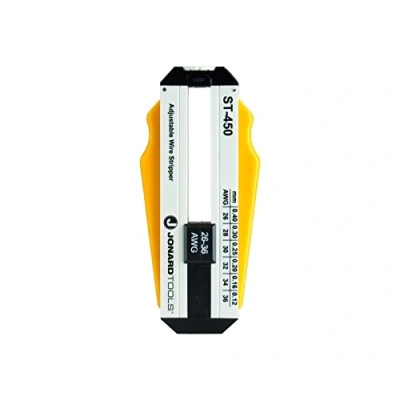 Image de Jonard Tools ST 450 Pince à dénuder de précision réglable en ABS 26 36 AWG, 7,6 cm longueur x 3,5 hauteur 4,5 d&#039;épaisseur