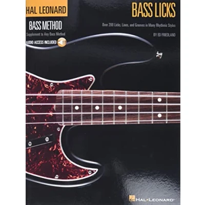 Image de Bass Licks: Over 200 Licks, Lines, And Grooves In Many Rhythmic Styles [Audio Online] (Hal Leonard Method)