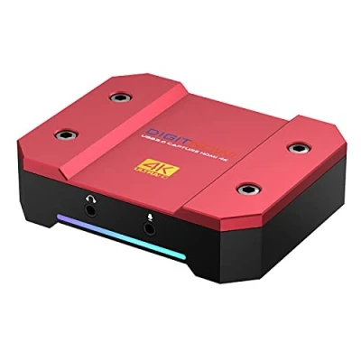Image de Carte de Capture vidéo, 4K/2K/1080P 120FPS HDR Zero Lag Passthrough, périphérique Jeu Full HD USB3.0, Ultra Faible Latence,Enregistrement et Streaming pour PS5,Xbox,Switch