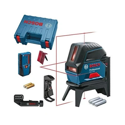 Image de Bosch Professional Laser points et 2 lignes GCL 50 (Portée : 20 m, Module de réception LR6, Rouge, Housse protection)