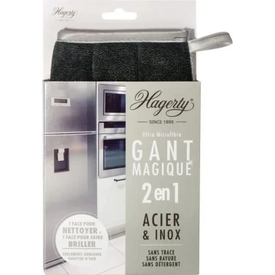 Image de HAGERTY Gants en microfibre acier inoxydable
