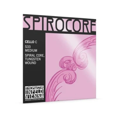 Image de Cordes Thomastik Violoncelle Spirocore Noyau spirale Do Tungstène filé. 4/4; Souple