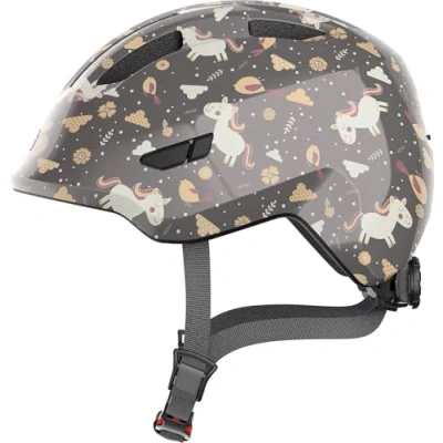 Image de ABUS Casque pour enfants Smiley 3.0 de vélo avec coupe basse, designs adaptés aux &amp; place une tresse filles et garçons
