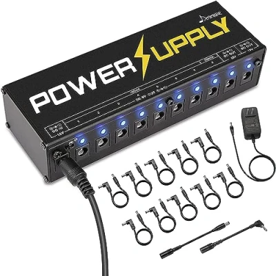 Image de Donner DP 1 10 Isolated Output Guitar Effect Pedals Power Supply