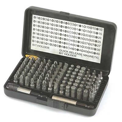 Image de HIKOKI 754000 Set 100 puntas de atornillar variadas PH, PZ, Torx, Torx inviolables y plans + portapuntas