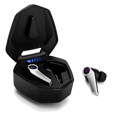 Image de Ecouteurs Bluetooth Gaming Sans Fil 5.0 True wireless USB C August EPG500 Tactile, Double micro, Low Latency, Waterproof étanche IPX4, Intra auriculaire, Longue autonomie de 40h Noir