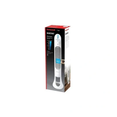 Image de Honeywell Ventilateur colonne oscillant pour toute la pièce QuietSet (5 vitesses, oscillation à 80 , fonction minuterie, voyants automatiques et télécommande) HY260