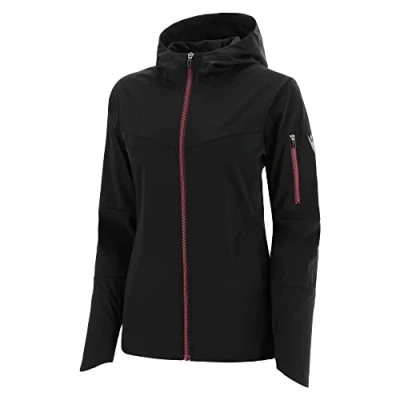 Image de Macron Athleisure Scc Candia Softshell Hoody JKT Blk WMN Veste Femme, Noir, XS