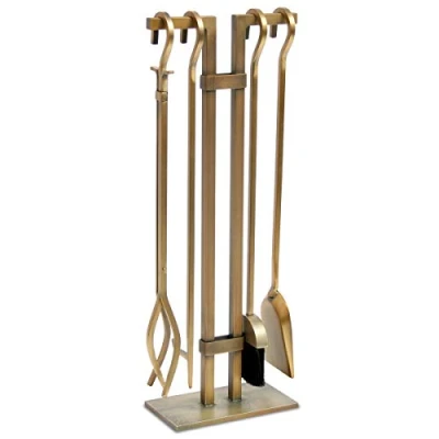 Image de Pilgrim Maison et Foyer 18086 Sinclair Outil Set, Laiton Bruni