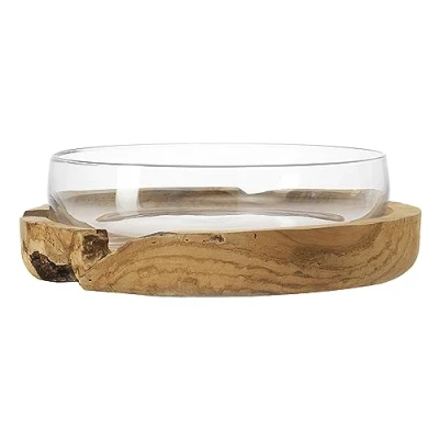 Image de Leonardo Terra Coque 39 cm avec Base en Teck