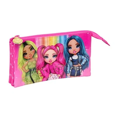 Image de safta Trousse Triple Rainbow High 22 x 12 3 cm, Multicolore, Standard (812220744), Estándar, décontracté