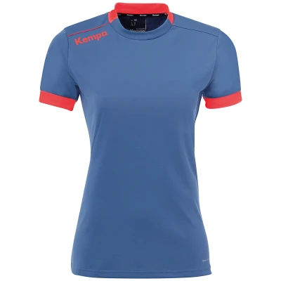 Image de Kempa Player Tshirt imprimé, Femme, Taille: Medium, Ice grau fluo rot