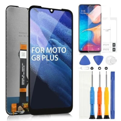 Image de ARSSLY Écran LCD pour Motorola Moto G8 Plus XT2019 2 Affichage 6,3&quot; Digitazer Tactile Remplacement Assemblée avec Outils