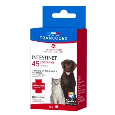 Image de Francodex Intestinet 45 Comprimés pour Chiens et Chats
