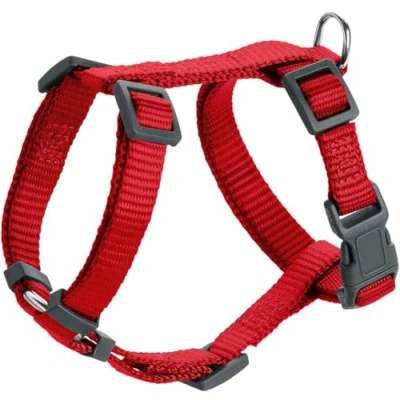 Image de HUNTER Harnais London Vario Rapid Rouge Taille Mini 18 30/XXS Réglable en 4 Positions avec Fermeture de sécurité Doux et Flexible Indéchirable à séchage Rapide Léger Facile