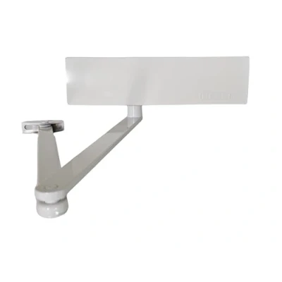 Image de Geze TS 2000 V BC Ferme porte blanc pour portes à un vantail jusqu&#039;à 1250 mm de largeur avec barre et plaque montage / Set 3 en 1