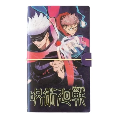 Image de Grupo Erik Ensemble Carnet de Voyage Jujutsu Kaisen Notes 2 en 1 Notebook Simili Cuir