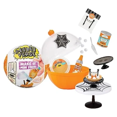 Image de MGA&#039;s Miniverse Seasonal Make It Mini Food Halloween Series 1 Objets à Collectionner Dans un Emballage Opaque DIY, Jeu de Résine, Réplique d’Aliments Non Comestible À Partir 8 ans