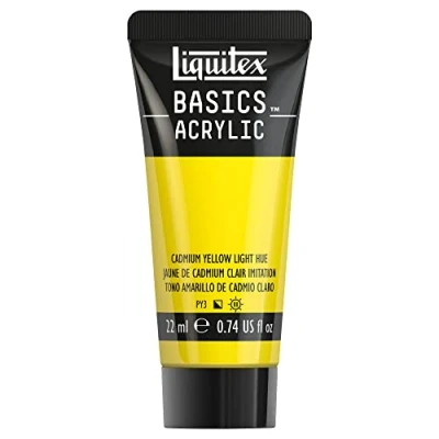 Image de Liquitex Acrylique Basics Tube 22 ml Jaune Cadmium Clair Im ROW
