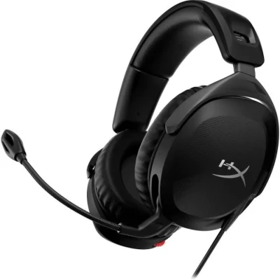 Image de HyperX Cloud Stinger 2 Son raffiné, Casque Supra auriculaire léger avec Micro, Fonction de désactivation Automatique, Haut parleurs 50 mm, Compatible PC Noir