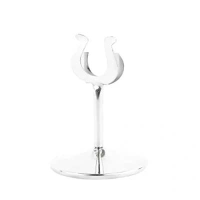 Image de Olympia Support de numéro table en acier inoxydable 10 cm, forme fer à cheval, convient aux numéros GC086 et GB629, P342