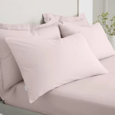 Image de Bianca Paire de taies d&#039;oreiller Standard en Percale Coton 200 Fils