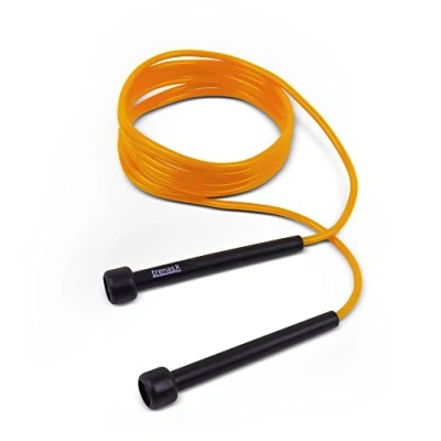 Image de TRENAS Corde à sauter Speed Rope originale 3 m Bleue Verte Noire Rouge Jaune Orange, Meter Orange