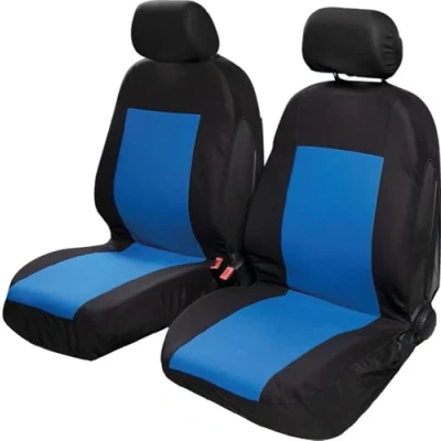 Image de START 10704 Couverture de siège noir, Bleu Polyester avant