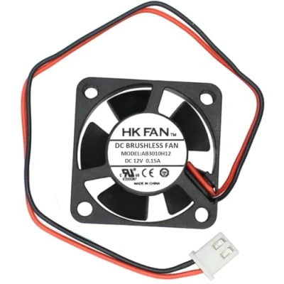 Image de Security 01 30 mm x 10 3010 12 V 0,15 A Ventilateur de refroidissement CC sans balais à 2 broches