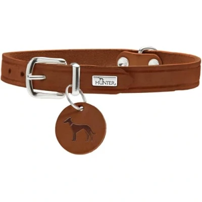 Image de HUNTER Aalborg Collier en Cuir de Vache véritable Souple, Cognac 47