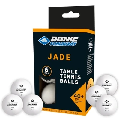 Image de Donic Schildkröt Balle Jade blanc Tennis de table Pack 6 balles
