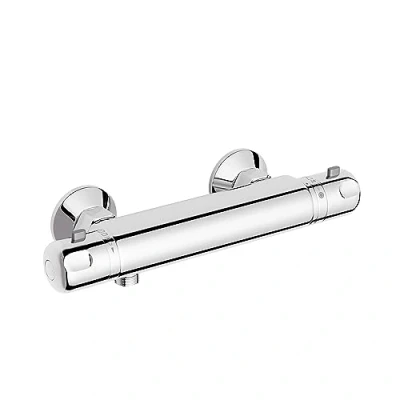 Image de MORADO Mitigeur Douche Thermostatique,Robinet de Douch avec Bouton Sécurisé à 38C,Salle bain,chromé