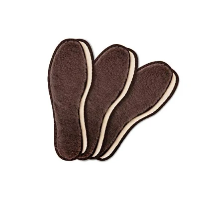 Image de Semelles D&#039;Hiver En Laine D&#039;Agneau Pour Bottes, De Remplacement Hommes Et Femmes, Durables Chaudes, 3 Paires D&#039;Inserts Chaussures D&#039;Hiver, Par Kaps (42 EUR / 8 UK Men)