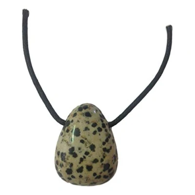 Image de WLM Pendentif percé en Jaspe Dalmatien