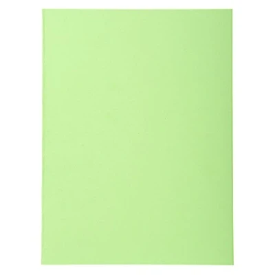 Image de Exacompta Réf. 420004E Paquet de 100 chemises semi rigides Forever® 170 g/m2 100% recyclées et certifiées Ange Bleu dimensions 24 x 32 cm pour format A4 couleur vert pré