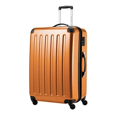 Image de HAUPTSTADTKOFFER Alex Bagage Rigide Valise Grande Taille, Trolley avec 4 Roues multidirectionnelles, 75 cm, 119 litres, Orange