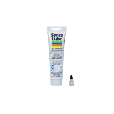 Image de Super Synco Lube 21030 Graisse synthétique multi usages avec syncolon (PTFE), tube de 85 g + 10201 embout/applicateur