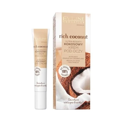 Image de Crème nourrissante à la noix de coco pour peau du contour des yeux série Rich Coconut Eveline 20 ml