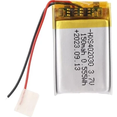 Image de YUNIQUE GREEN CLEAN POWER Batterie au lithium 3,7 V 150 mAh modèle 402030 avec circuit de protection Rechargeable, compatible écouteurs Bluetooth et casque TWS, haute durabilité
