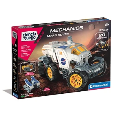Image de Clementoni Laboratoire de mécanique NASA Mars Rover, Jeu constructions, Vaisseau Spatial NASA, Jouet Scientifique Stem en Espagnol, à partir 8 Ans (55470)