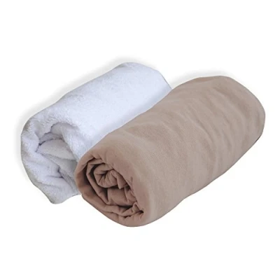 Image de PMP Set de Alèse Polyuréthane + Drap Housse Taupe 70 x 140 cm