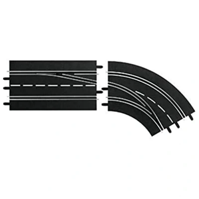 Image de Carrera Digital 132 / 124 20030365 Véhicule Miniature et Circuit Pièce Détachée Lane Change Curve Right Out To In