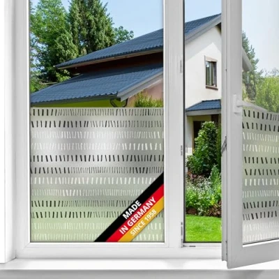 Image de d c fix film fenêtre anti regard électrostatique premium Point 67,5 cm x 1,5 m opaque adhésif et décoratif brise vue cache occultant pour vitre, vitrage, douche