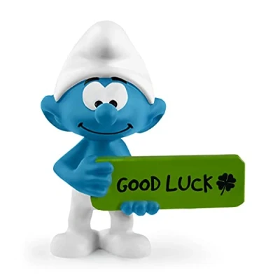 Image de Schleich 20829 Schtroumpf Chanceux Figurine (The Smurfs) Multicolore