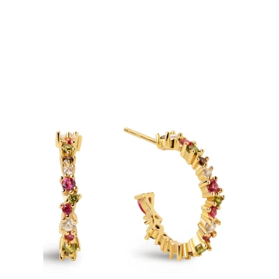 Image de Singularu Estellar Colors HOOP Boucles d&#039;oreilles goldcoloured, Femme, Taille: One Size, Gold coloured