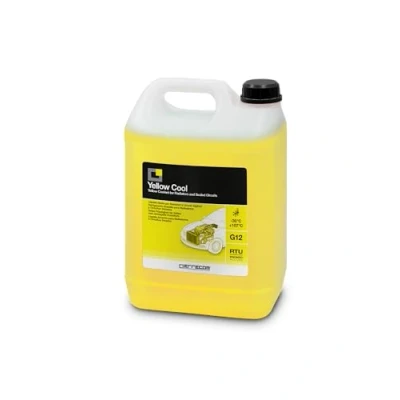 Image de Errecom Yellow Cool, Liquide de Radiateur Jaune Fluorescent 30C, antigel G12 avec Paquet d&#039;inhibiteurs à Base Organique OAT, Prêt l&#039;emploi, 5 litres